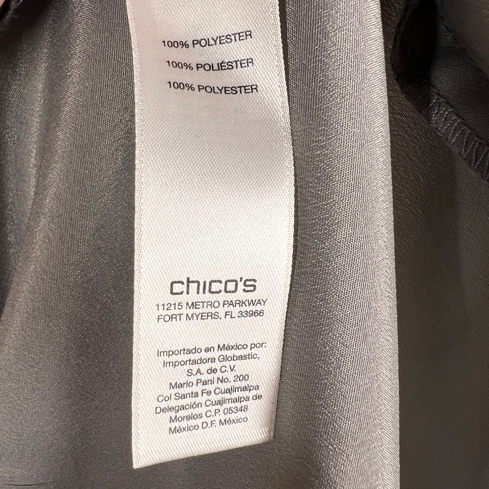 EUC Chico’s Crinkle Texture Blouse - Picture 7 of 7